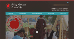 Desktop Screenshot of johnnyappleseedfest.com